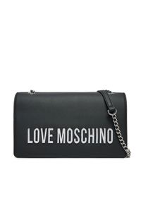 Love Moschino - LOVE MOSCHINO Torebka JC4192PP1MKD000B Czarny. Kolor: czarny. Materiał: skórzane