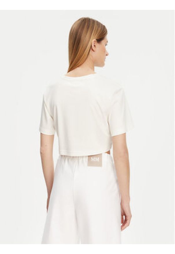 Max Mara T-Shirt 2516941098650 Écru Regular Fit. Materiał: bawełna
