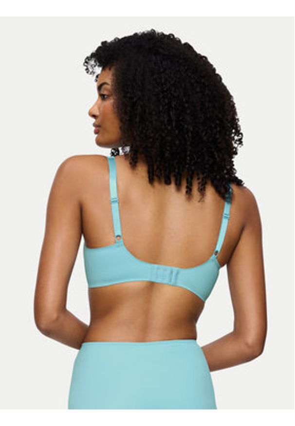 Triumph Biustonosz bezfiszbinowy True Shape Sensation 10218244 Niebieski. Kolor: niebieski. Materiał: syntetyk