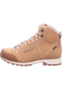 Buty trekkingowe damskie Dolomite Cinquantaquattro High FG GTX. Kolor: brązowy, wielokolorowy, żółty