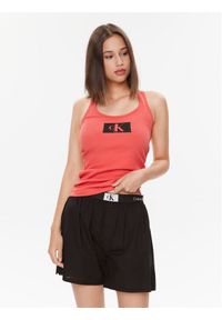 Calvin Klein Underwear Piżama 000QS6937E Kolorowy Regular Fit. Materiał: bawełna. Wzór: kolorowy