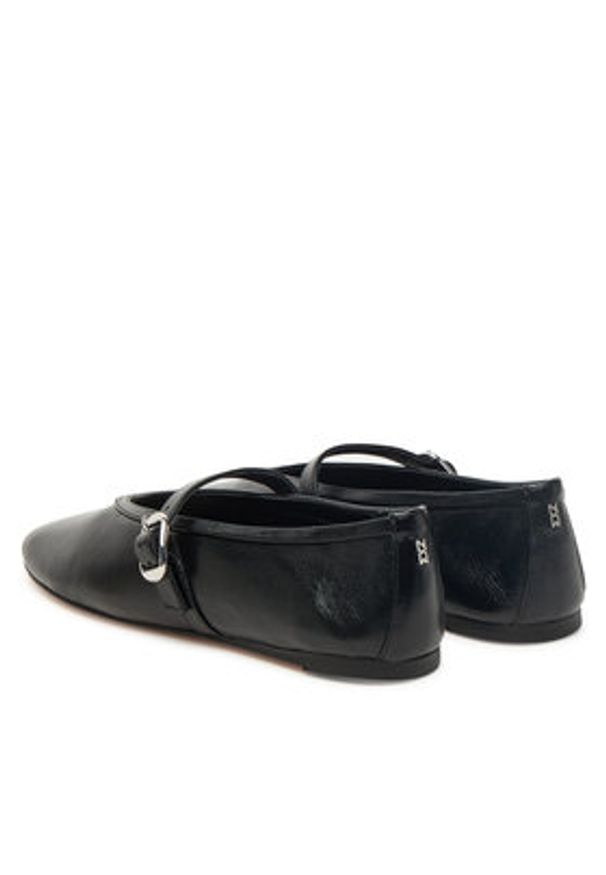 Nokwol Baleriny Lova Czarny. Kolor: czarny. Materiał: skóra