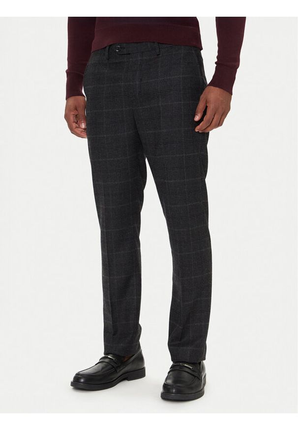 TOMMY HILFIGER - Tommy Hilfiger Chinosy Denton MW0MW40782 Szary Slim Fit. Kolor: szary. Materiał: syntetyk