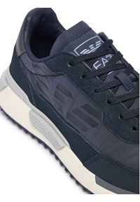 EA7 Emporio Armani Sneakersy 7X000874 AF28089 MB784 Granatowy. Kolor: niebieski. Materiał: skóra #2