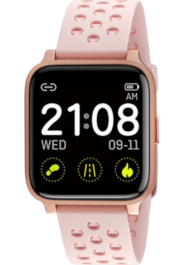 Smartwatch Rubicon X3 Różowy (RNCE58RIBX03AX). Rodzaj zegarka: smartwatch. Kolor: różowy