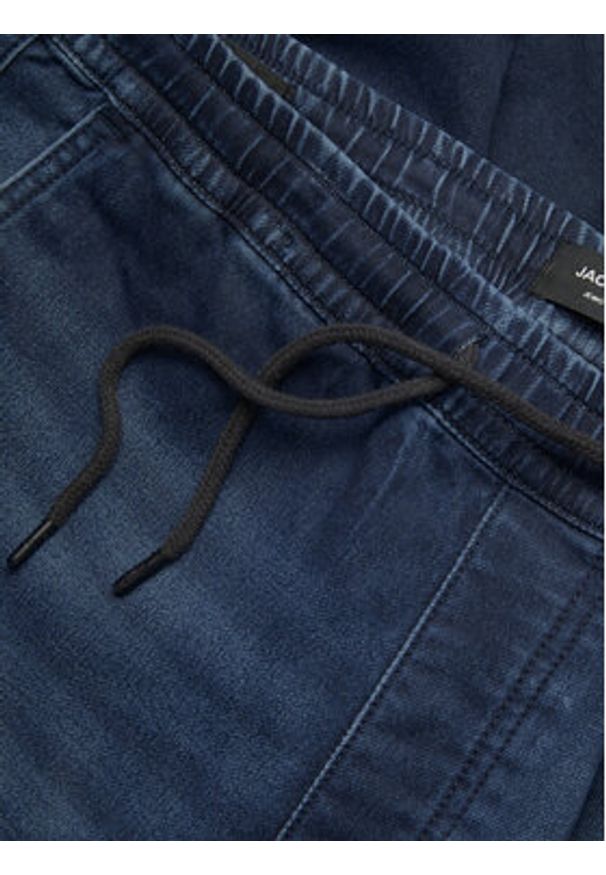 Jack & Jones - Jack&Jones Joggery Gordon 12249152 Granatowy Tapered Fit. Kolor: niebieski. Materiał: bawełna