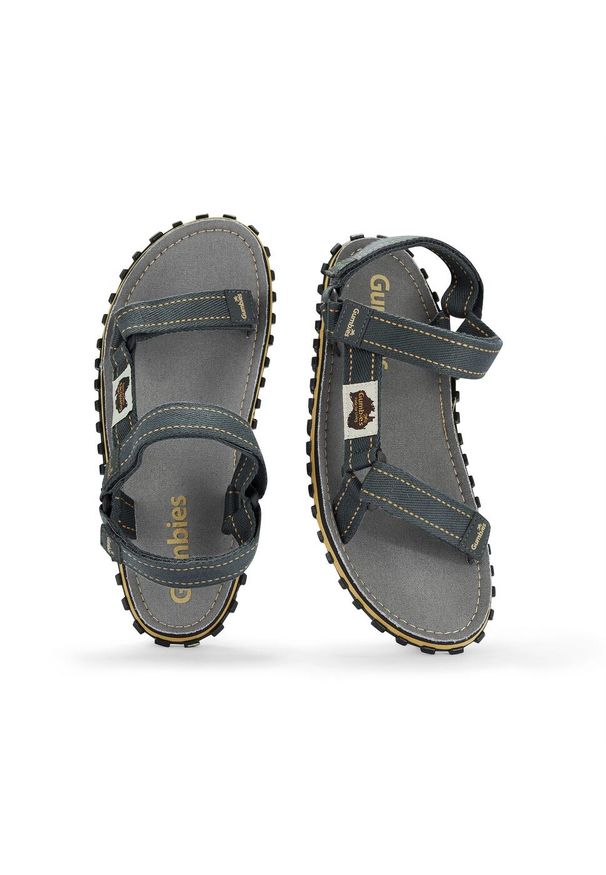 Gumbies - Sandały GUMBIES TRACKER SANDALS UNISEX. Kolor: szary. Sezon: lato