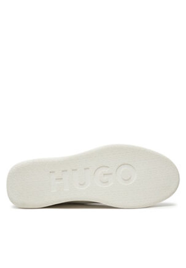 Hugo Sneakersy Riven Tenn punyl 50523439 Biały. Kolor: biały. Materiał: skóra