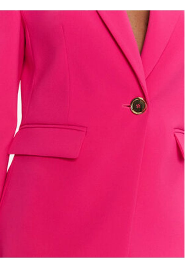 Pinko Marynarka Humahuaca 100180 A14I Różowy Regular Fit. Kolor: różowy. Materiał: syntetyk