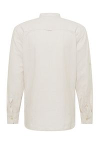 Mustang Koszula Yuma 1016469 Beżowy Regular Fit. Kolor: beżowy. Materiał: len, bawełna #9