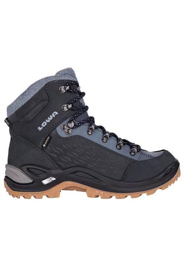 Buty trekkingowe damskie Lowa Renegade Warm Mid Gtx. Wysokość cholewki: za kostkę. Kolor: wielokolorowy. Materiał: zamsz. Szerokość cholewki: normalna