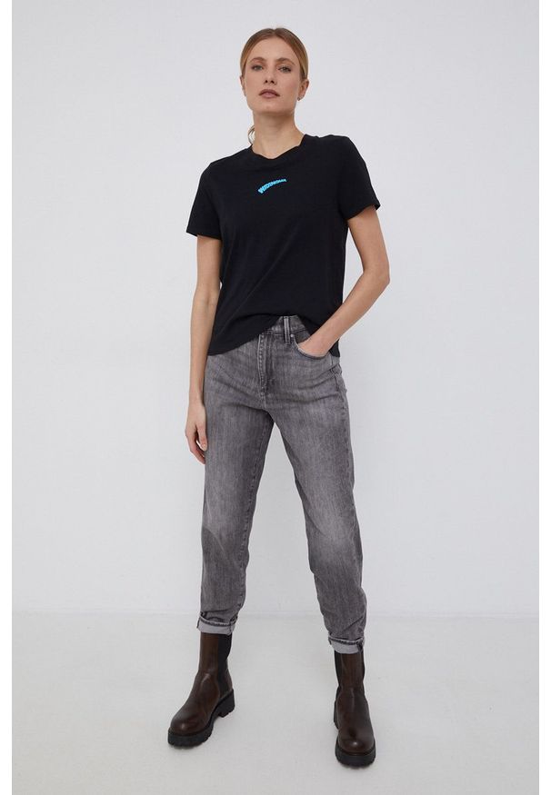 G-Star RAW - G-Star Raw Jeansy Janeh damskie high waist. Stan: podwyższony. Kolor: szary