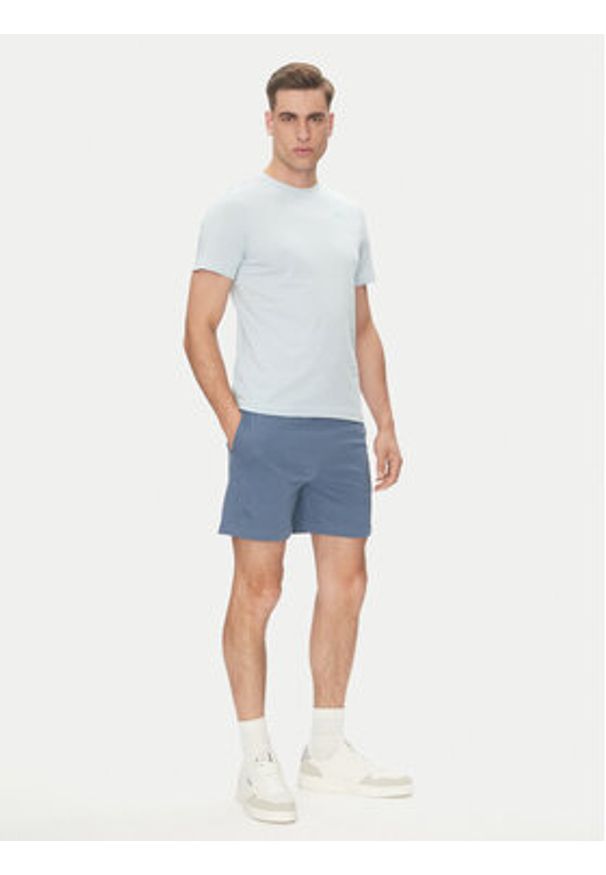 Kappa Szorty sportowe Logo Korpo Cabas 303HZE0 Niebieski Regular Fit. Kolor: niebieski. Materiał: bawełna. Styl: sportowy