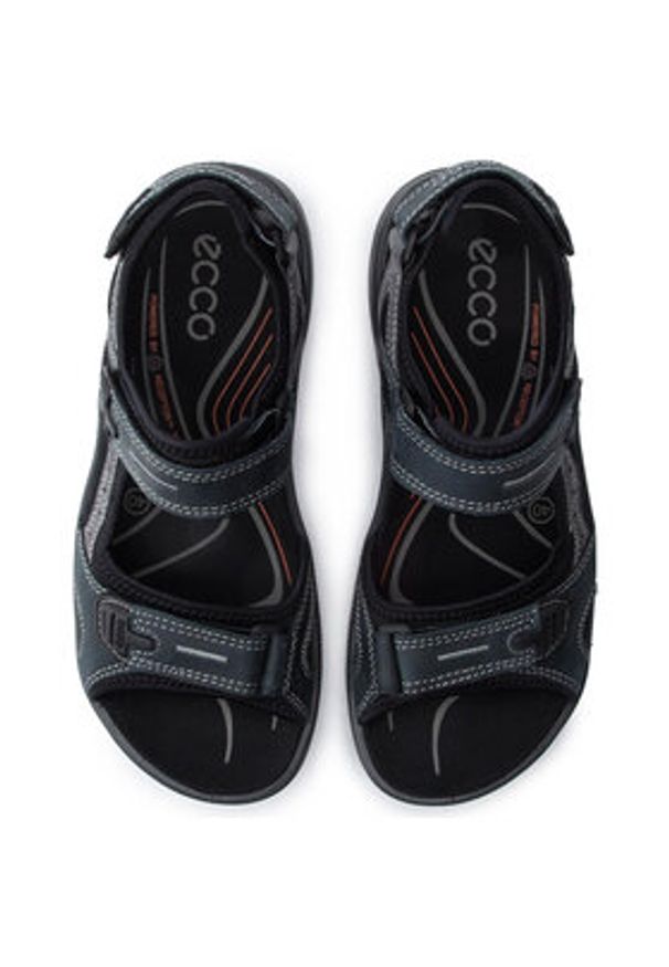 ecco - ECCO Sandały Offroad 6956402038 Szary. Kolor: szary. Materiał: skóra, nubuk