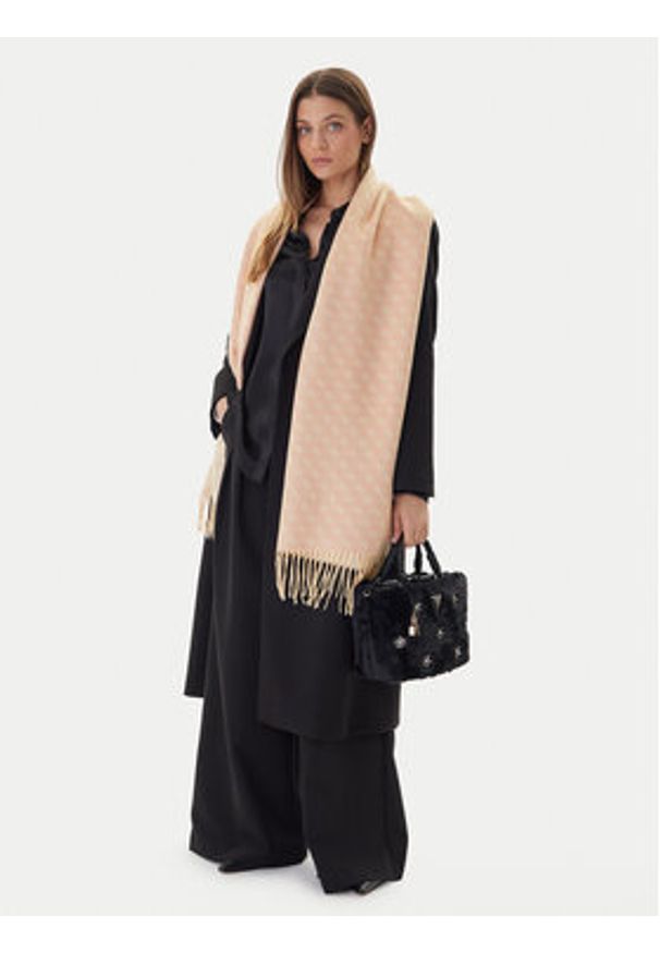 Guess Szalik AW5423 POL03 Różowy. Kolor: różowy. Materiał: wiskoza