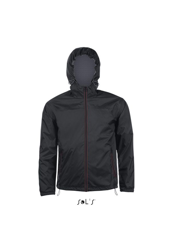 SOL'S - Windbreaker Sol's Skate. Kolor: szary, wielokolorowy, czarny. Styl: elegancki