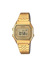 Casio Zegarek Vintage LA680WEGA-9ER Złoty. Kolor: złoty. Styl: vintage