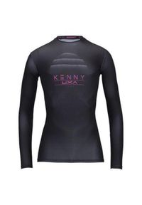 KENNY - Koszulka z długim rękawem dla kobiet Kenny Charger. Kolor: czarny. Długość rękawa: długi rękaw. Długość: długie. Sport: kolarstwo