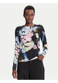 Desigual Sweter Nenufar Lacroix 25WWJF46 Kolorowy Regular Fit. Materiał: wiskoza. Wzór: kolorowy