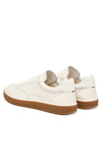 TOMMY HILFIGER - Tommy Hilfiger Sneakersy Lo Lux Lth FM0FM05815 Écru. Materiał: skóra #3
