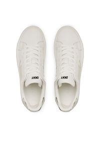 DKNY Sneakersy Abeni Lace Up Sneaker K1300916 Biały. Kolor: biały. Materiał: skóra #7