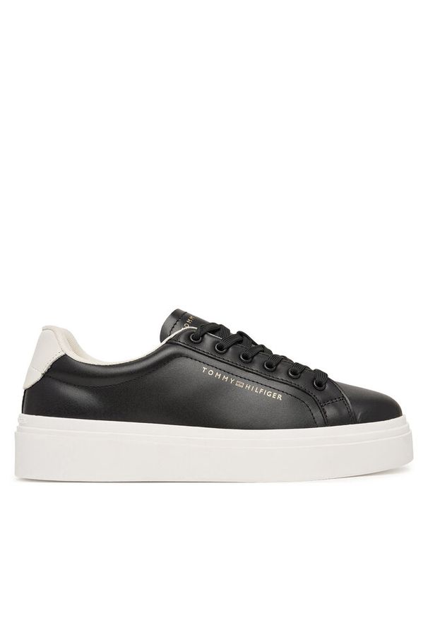TOMMY HILFIGER - Sneakersy Tommy Hilfiger. Kolor: czarny