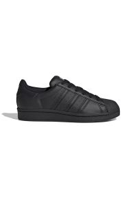 Adidas - Buty adidas Originals Superstar FU7713 - czarne. Zapięcie: pasek. Kolor: czarny. Materiał: guma, syntetyk, skóra. Szerokość cholewki: normalna. Wzór: gładki, paski. Model: Adidas Superstar