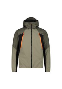 Kurtka męska turystyczna CMP 34Z1887. Kolor: zielony. Sport: turystyka piesza #1