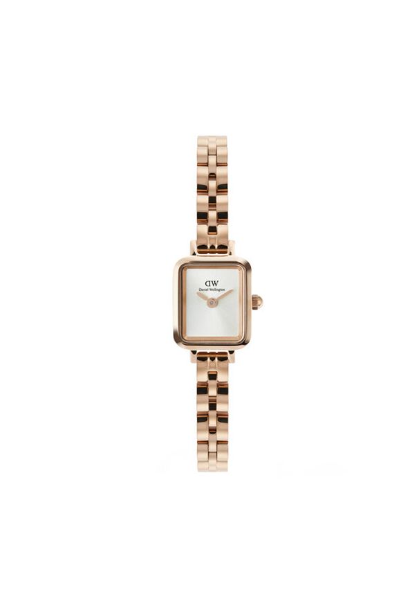 Daniel Wellington Zegarek Quadro Mini Arch DW00100847 Złoty. Kolor: złoty