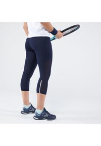 ARTENGO - Krótkie legginsy do tenisa damskie Artengo Dry Hip Ball. Kolor: niebieski. Materiał: poliester, elastan, poliamid, materiał. Długość: krótkie. Sport: tenis