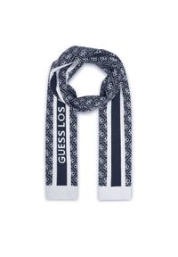 Guess Szalik W4BZ22 Z3JD2 Granatowy. Kolor: niebieski. Materiał: poliester, materiał