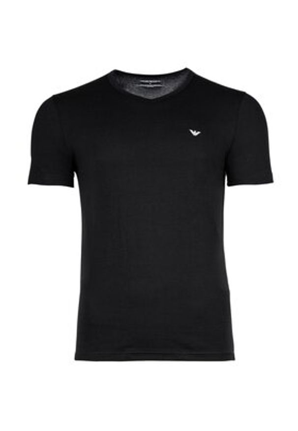 Emporio Armani T-Shirt 30562 Czarny Comfort Fit. Kolor: czarny