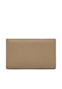 Calvin Klein Portfel Emblem Hw Pebble Snap Cardholder LV04F1127G Beżowy. Kolor: beżowy. Materiał: skóra #2