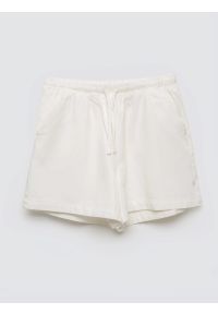 Big-Star - Szorty dziewczęce białe Polenasi 100. Okazja: na spacer. Kolor: biały. Materiał: bawełna. Długość: krótkie. Wzór: kolorowy. Sezon: lato. Styl: wakacyjny #3