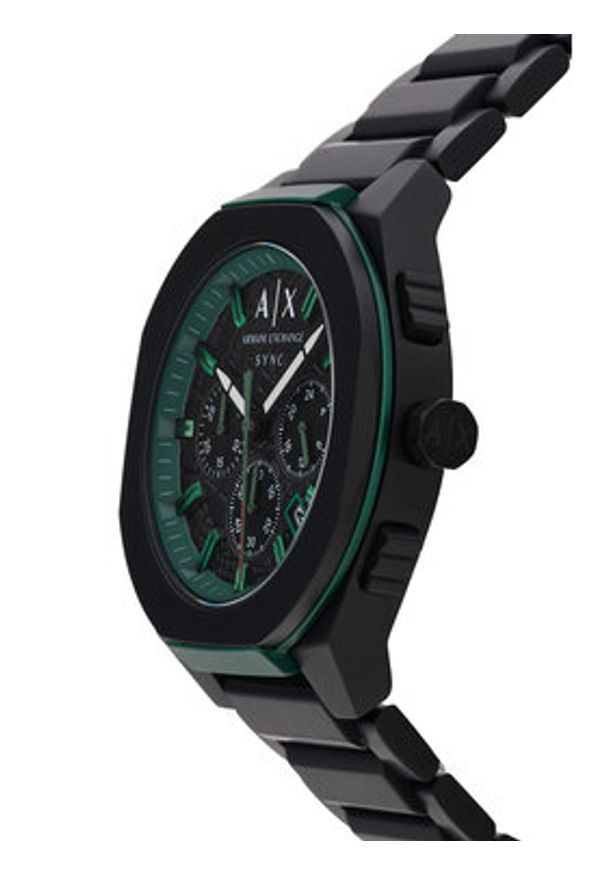 Armani Exchange Zegarek Sync AX4294 Czarny. Kolor: czarny