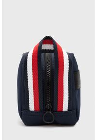 TOMMY HILFIGER - Tommy Hilfiger kosmetyczka kolor granatowy. Kolor: niebieski #4