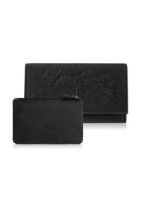 Zestaw prezentowy PAOLO PERUZZI ZUP-39-BL czarny. Kolor: czarny. Materiał: skóra #1