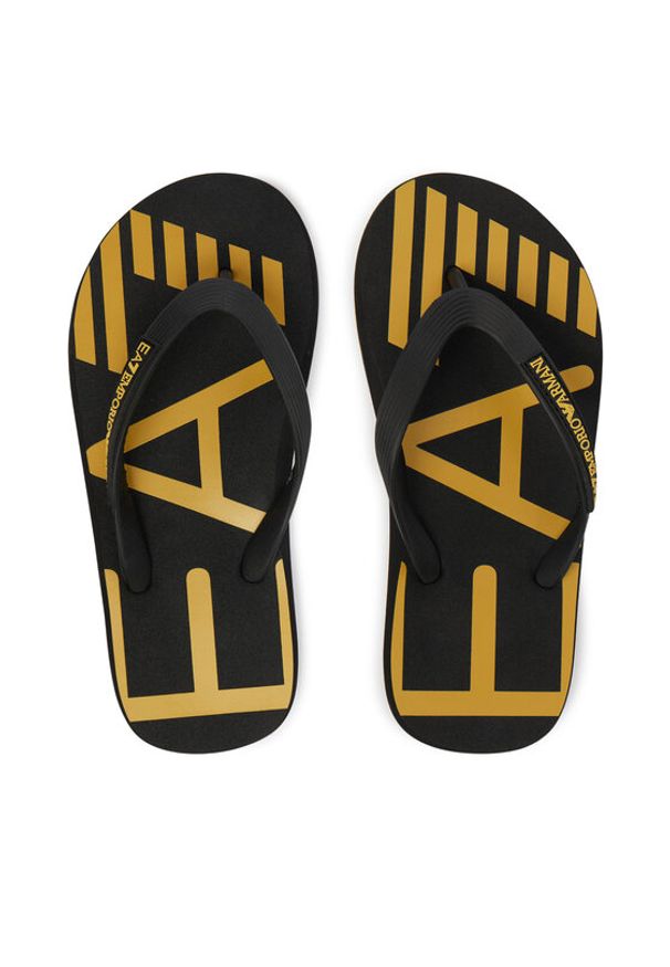 EA7 Emporio Armani Japonki 7X000659 AF22188 MC139 Czarny. Kolor: czarny. Materiał: syntetyk