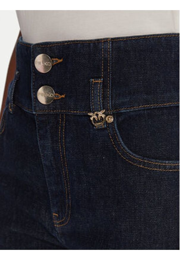 Pinko - PINKO Jeansy Scarlet 105718 A2UP Granatowy Slim Fit. Kolor: niebieski