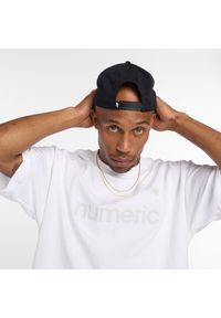 Koszulka męska New Balance Numeric MT51955WT – biała. Kolor: biały. Materiał: bawełna, dresówka. Wzór: aplikacja, napisy #3