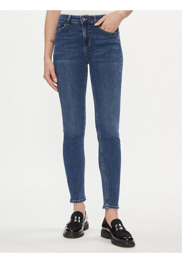 Liu Jo Jeansy UA4013 D4448 Niebieski Skinny Fit. Kolor: niebieski
