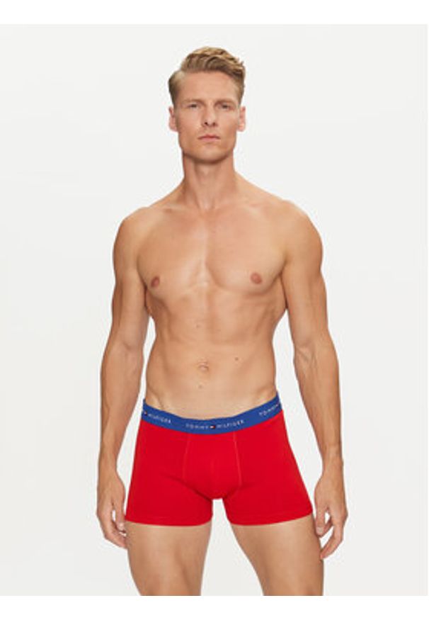 TOMMY HILFIGER - Tommy Hilfiger Komplet 3 par bokserek UM0UM03438 Kolorowy. Materiał: bawełna. Wzór: kolorowy