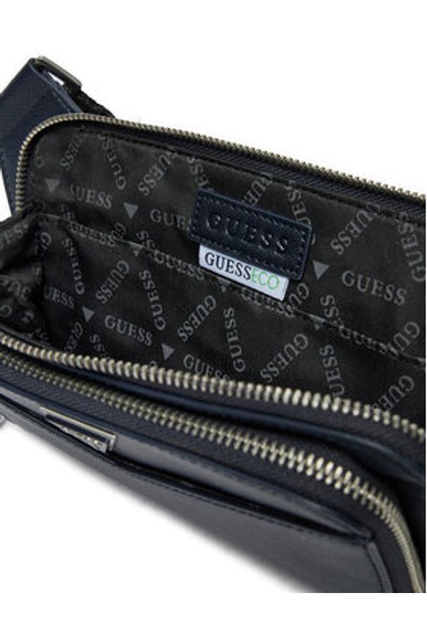 Guess Saszetka HMSISA P5114 Granatowy. Kolor: niebieski. Materiał: skóra