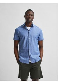Selected Homme Koszula 16079057 Niebieski Slim Fit. Kolor: niebieski #1
