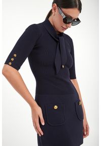 Elisabetta Franchi - Sukienka dzianinowa ELISABETTA FRANCHI. Materiał: dzianina #1