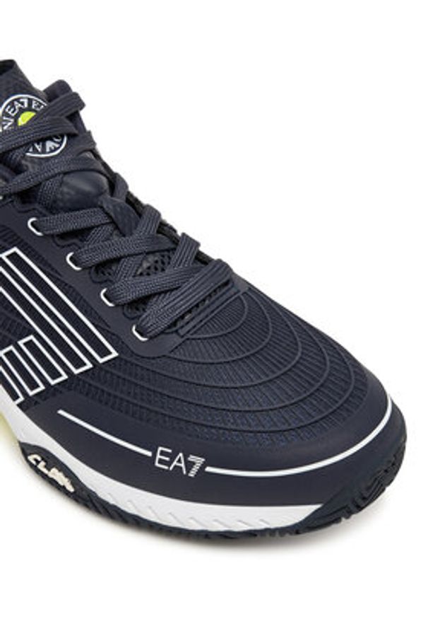 EA7 Emporio Armani Sneakersy X8X242 XK438 MZ069 Niebieski. Kolor: niebieski. Materiał: materiał