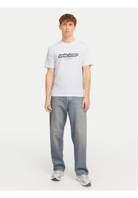 Jack & Jones - Jack&Jones T-Shirt Vesterbro 12265740 Biały Relaxed Fit. Kolor: biały. Materiał: bawełna #7