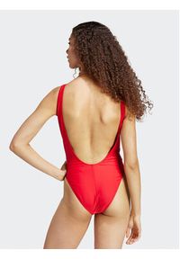 Adidas - adidas Strój kąpielowy Adicolor 3-Stripes Swimsuit IC2272 Czerwony Slim Fit. Kolor: czerwony. Materiał: syntetyk #5