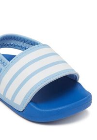 Adidas - adidas Sandały adilette Estrap JR5327 Błękitny. Kolor: niebieski #5