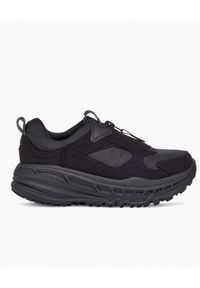 Ugg - UGG - Czarne sneakersy CA805 Zip Trainer. Zapięcie: bez zapięcia. Kolor: czarny. Materiał: jeans, materiał, nylon, zamsz. Sezon: zima, jesień #1